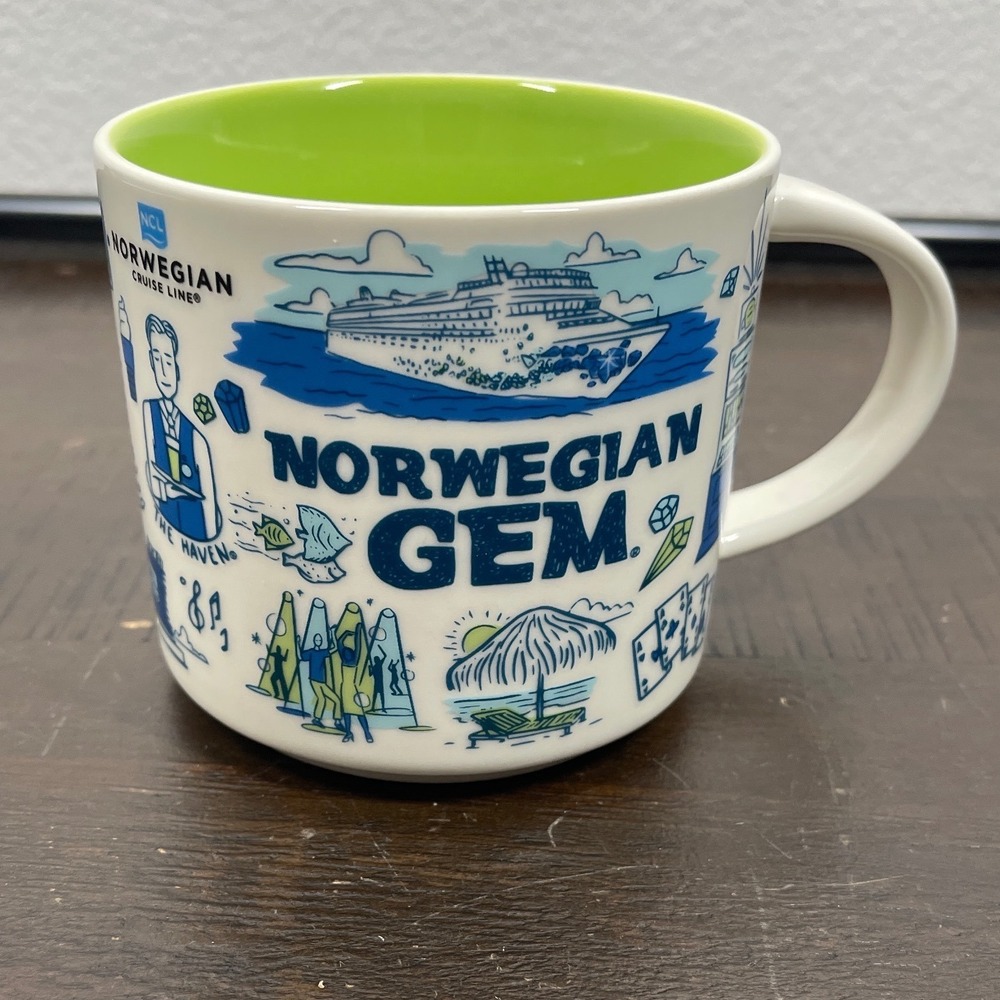 Starbucks Norwegian Cruise Line Norwegian Gem Been There Series Mug 14oz 2023
